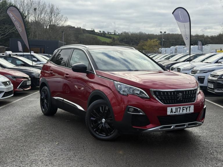 2017 PEUGEOT 3008 1.2 PureTech Allure ULEZ Petrol Automatic 5 Door Red