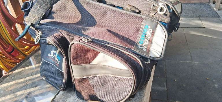 PAIR OF Oxford Lifetime Luggage Sports Panniers Black Saddle Motorcycle Bag