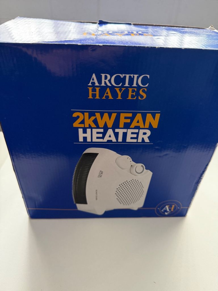 Artic hayes 2kw fan heater 