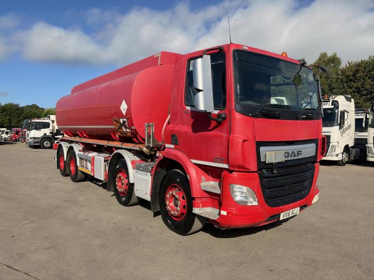 2016 DAF CF 370 25,000 LITRE FUEL TANKER 