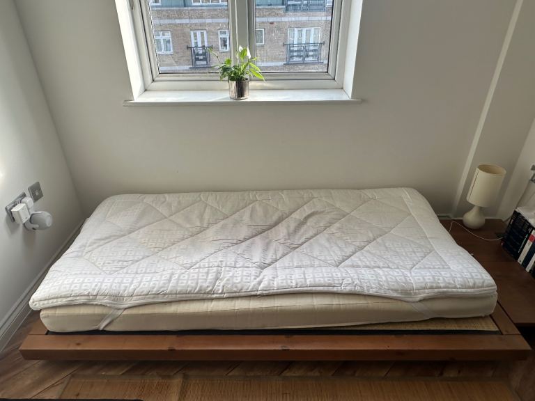 Futon shop - single bed, mattress and mattress topper