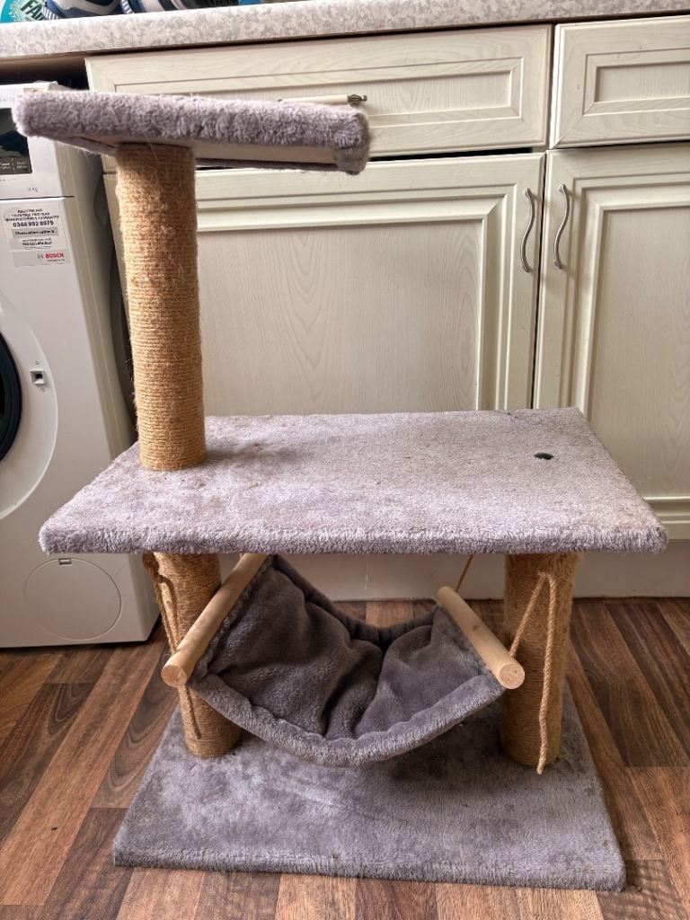Cat scratching post and hammock