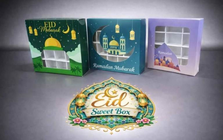 Ramadan and Eid sweet boxes with or without sweets. Going fast. Please make your order now