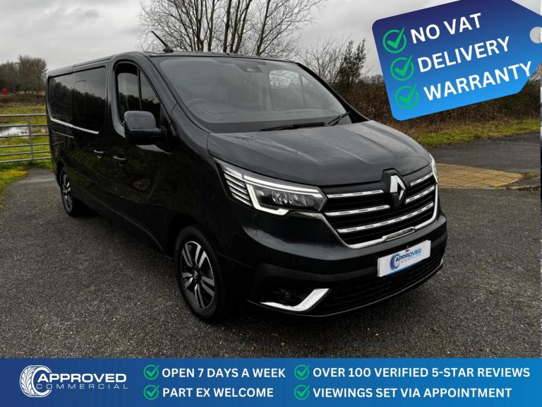 2024 Renault Trafic (24) AUTOMATIC EXTRA SPORT LWB LL30 2.0 DCI 170 EDC AUTO 6 SEATER CREW CAB Cr...