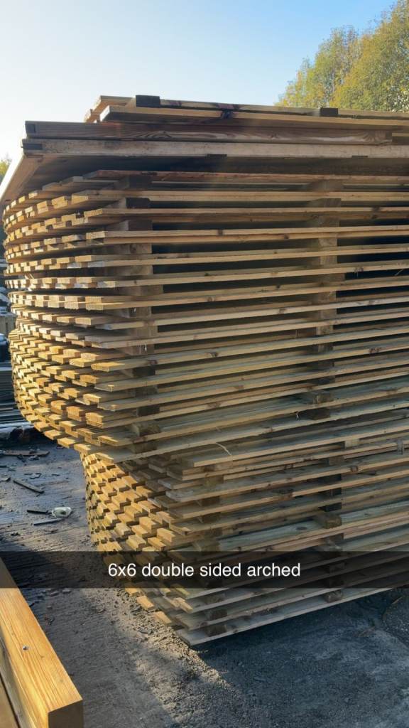 Arched top double sided 6ft x 6ft