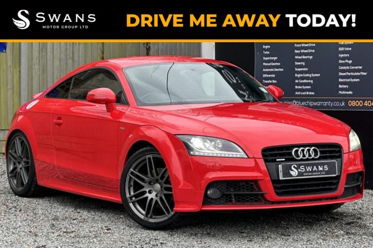 Audi TT 2.0 TDI 170 QUATTRO Black Edition Diesel Manual 2 Door Coupe Red, BOSE
