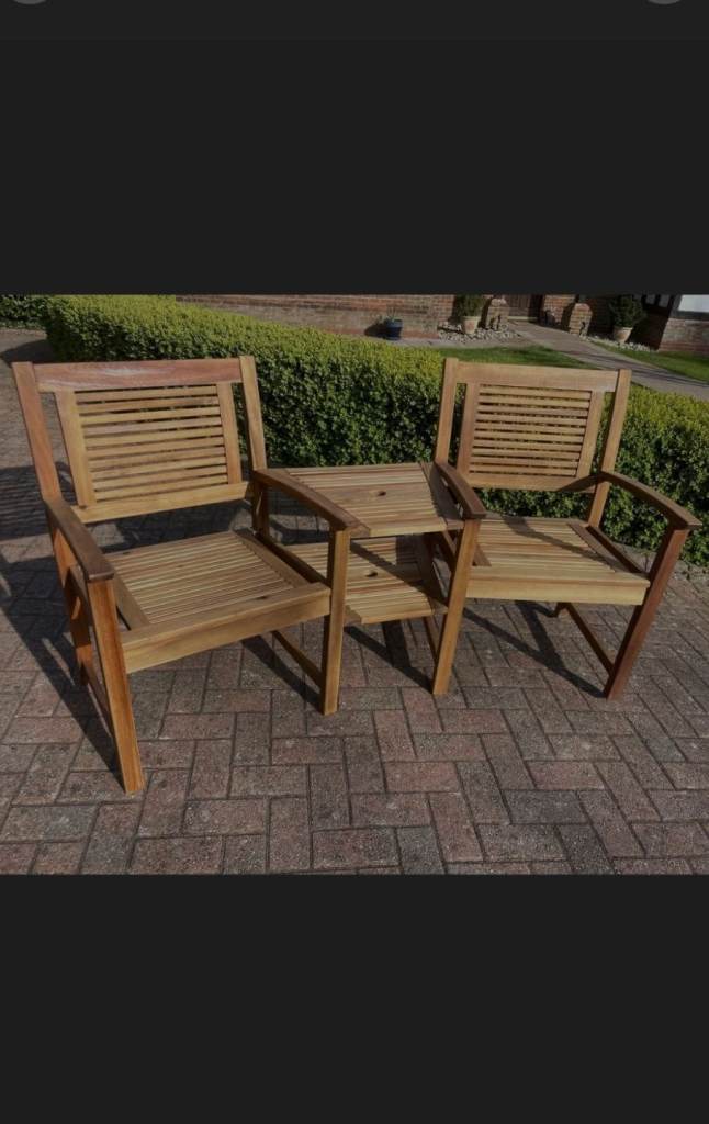Alexander rose brand new companion set and matching bench rrp £598 to clear