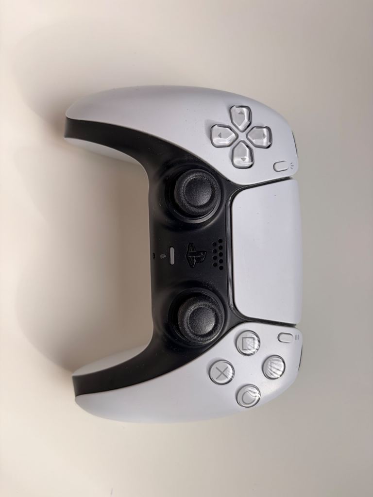 White PS5 DualSense Controller for Spares or Repair (Stick Drift)