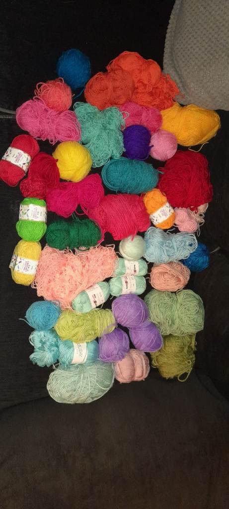 Huge bundle of yarn