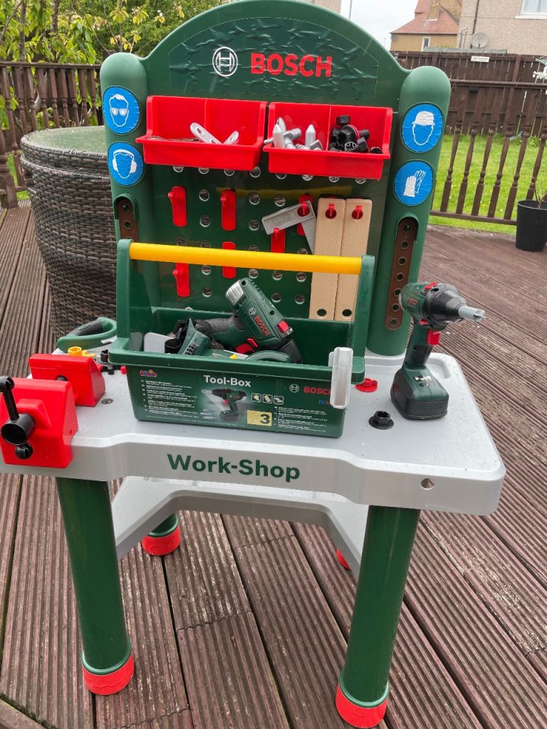 Kids Bosch tool bench workshop 