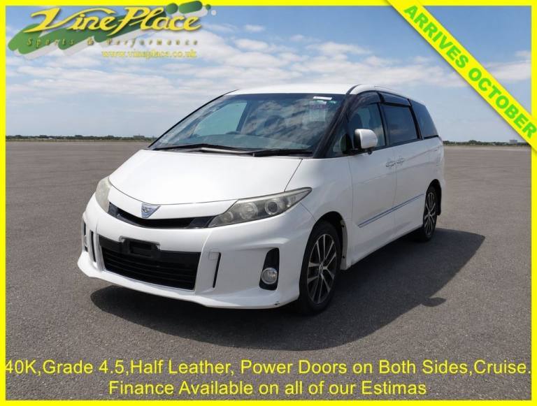 2013 Toyota Estima 2.4 Aeras Premium Edition, Auto, 7 Seats, Sunroof, 40K Miles, Grade 4.5. MPV P...