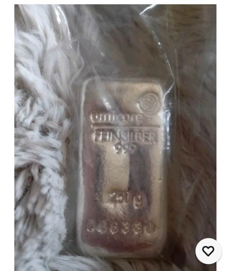Umicore Silver Bullion Bar 250g .999 Fine Investment Grade Sealed