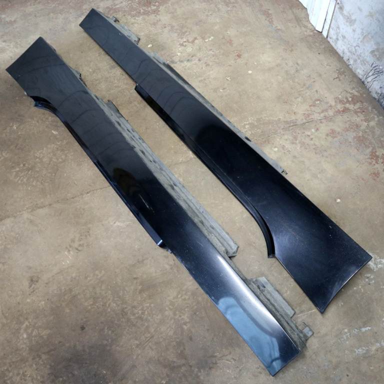 BMW E89 Z4 M Sport Pair Sideskirts Side Skirts Sapphire Black 475 Genuine OEM