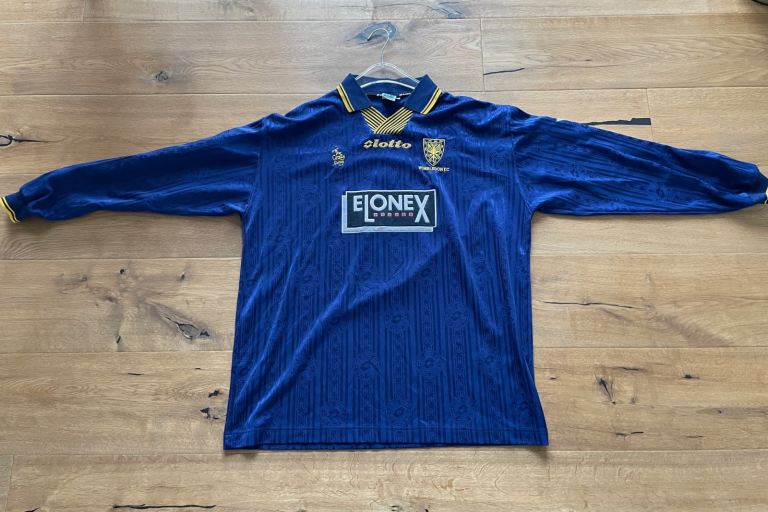 Wimbledon FC Crazy Gang Original Playing Shirt, Carl  Cort