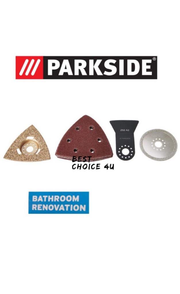 Brand New Parkside Multi Purpose Tool Accessories For Bathroom Renovation