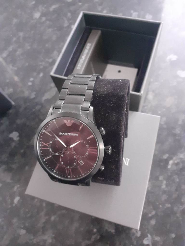 image for armani chronograph watch, as new,christmas gift bargain