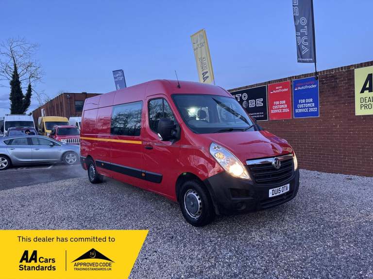 2015 Vauxhall Movano 2.3 CDTi 3500 FWD L3 H2 Euro 5 5dr PANEL VAN Diesel Manual