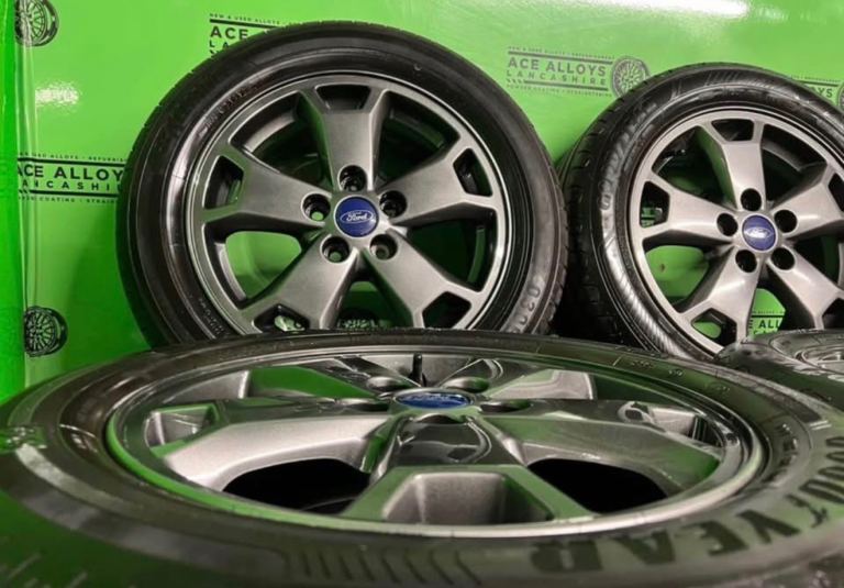 *REFURBISHED* GENUINE FORD TRANSIT CONNECT 16” 5x108 ALLOY WHEELS + TYRES