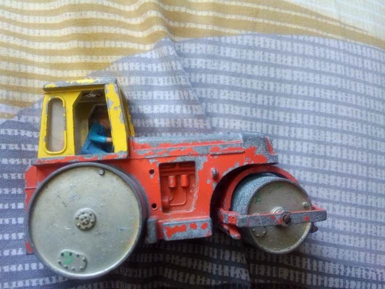 Vintage very collectable 1970s dinky toys metal diesel roller 