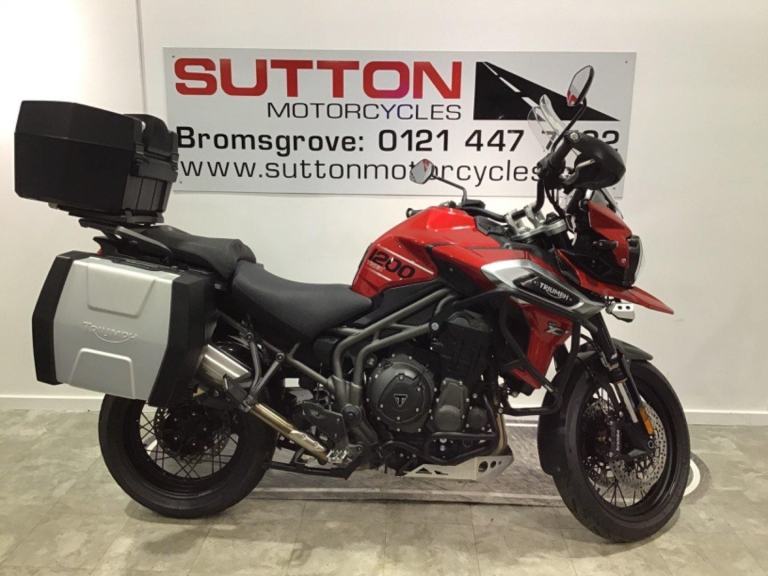 Triumph Tiger 1200XCX fully loaded.