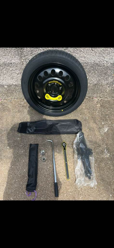 Ford, Volvo, jaguar spare wheel 17" space saver with kit