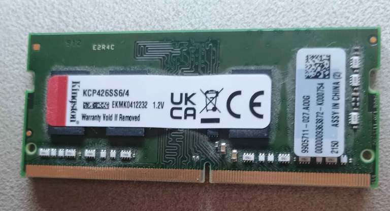 Kingston 4GB DDR4 2666MT/s SODIMM KCP426SS6/4