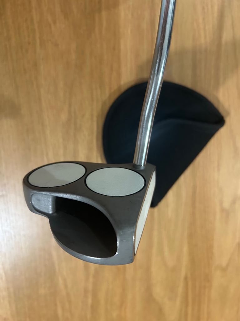 * SOLD * 2•BALL alignment MALLET PUTTER [Odyssey Style] - R/H. w/ headcover.