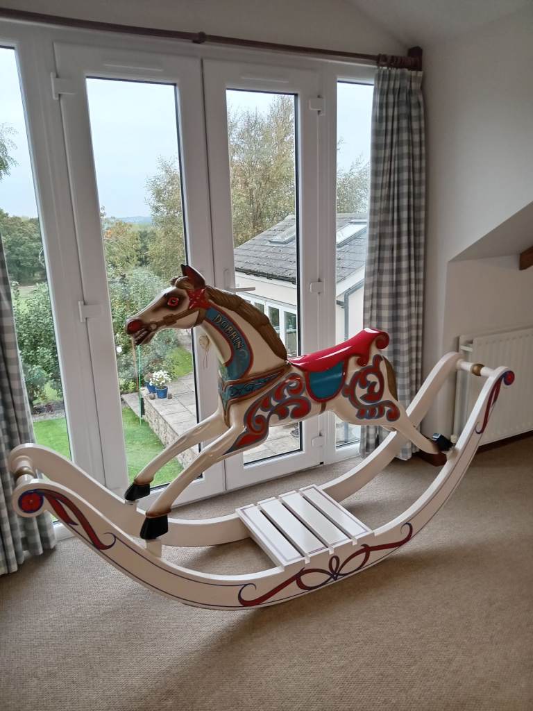 image for Rocking horse - Very large Fairground Horse on rockers