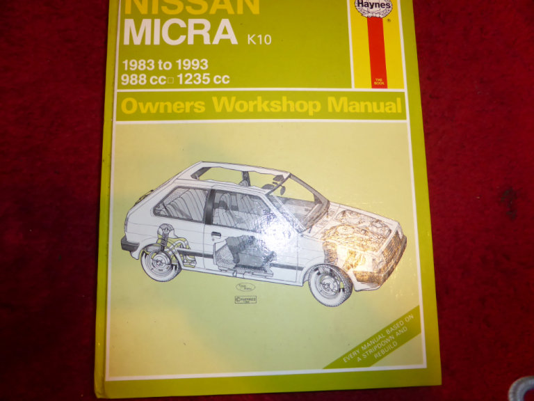 HAYNES WORKSHOP MANUAL for NISSAN MICRA