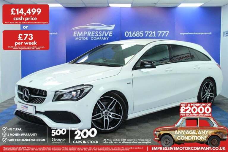 2019 19 MERCEDES-BENZ CLA 2.1 CLA220D AMG LINE SHOOTING BRAKE 5DR DIESEL 7G-DCT