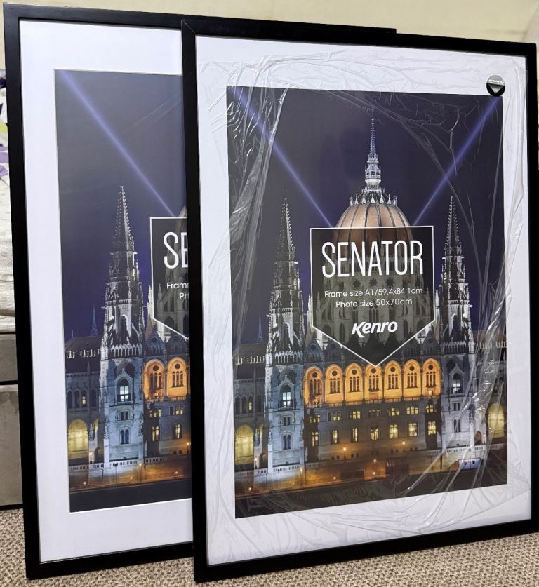 New Kenro Senator A1 Photo Frames – Black, Still Sealed