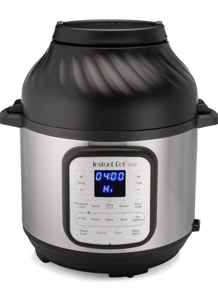  New- Instant Pot Duo Crisp Pressure Cooker & Air Fryer – Brand New