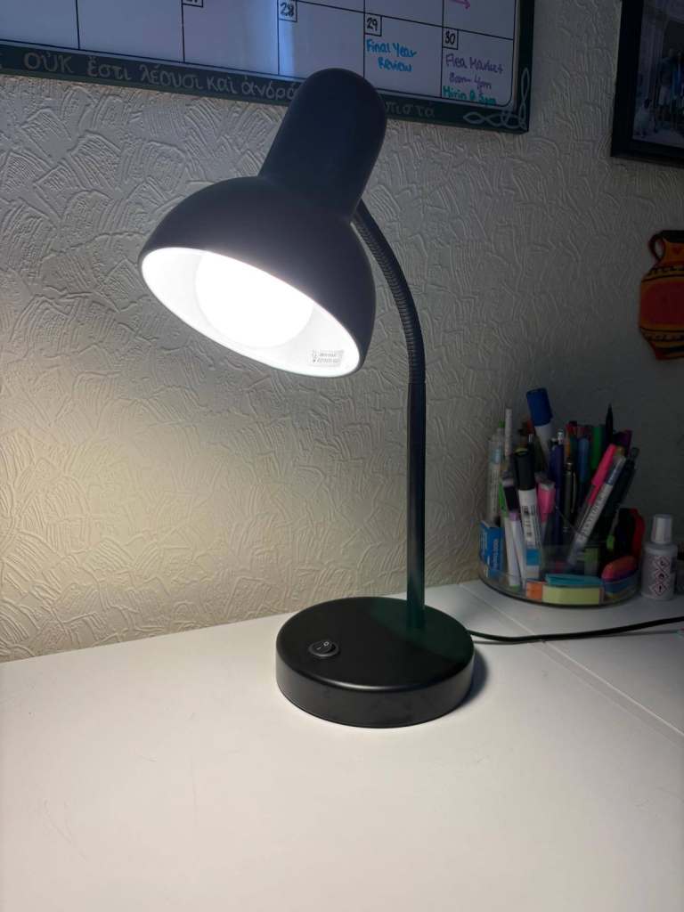 John Lewis Brandon Black Desk Lamp 
