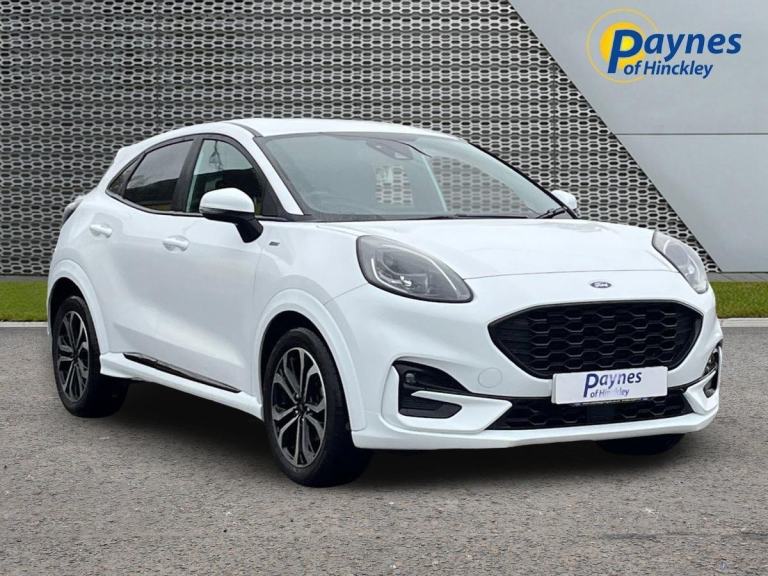 2020 Ford Puma 5 Door ST-Line 1.0L 125ps mHEV 6 Speed Frozen White FSH CAR PLAY