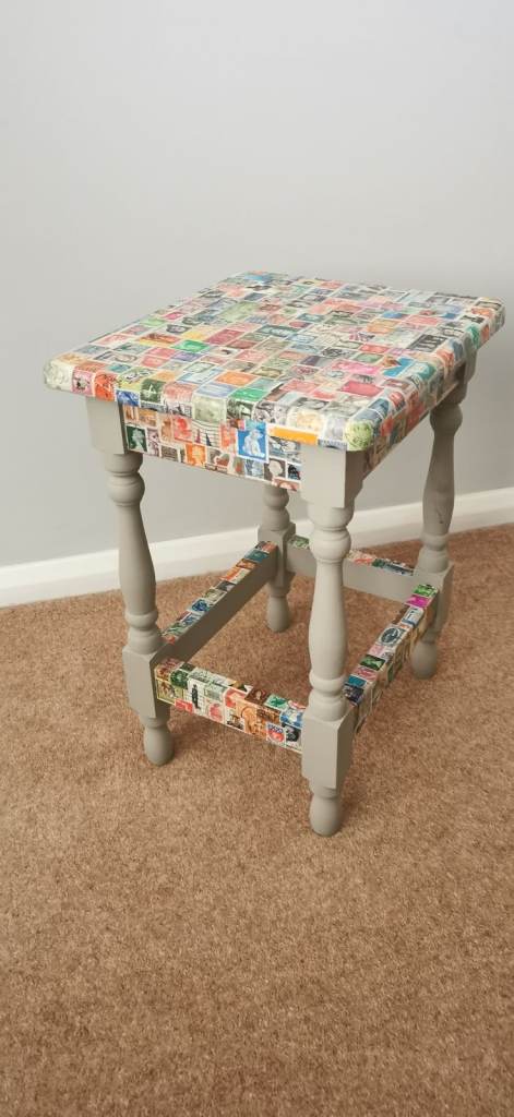 Upcycled Small wooden side / coffee table 