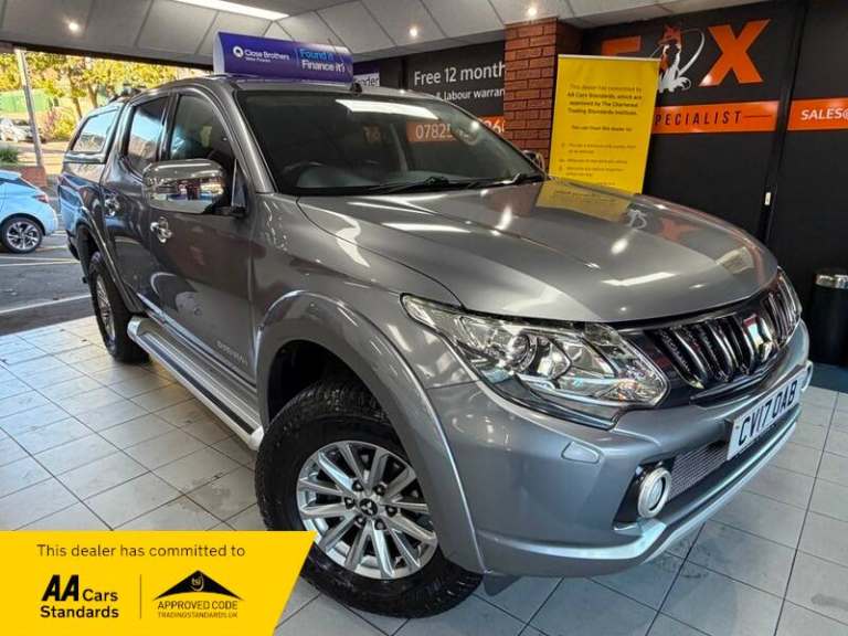 No Vat, 17 reg Mitsubishi L200 2.4 D-ID 6 speed double cab, Truckman rear canopy