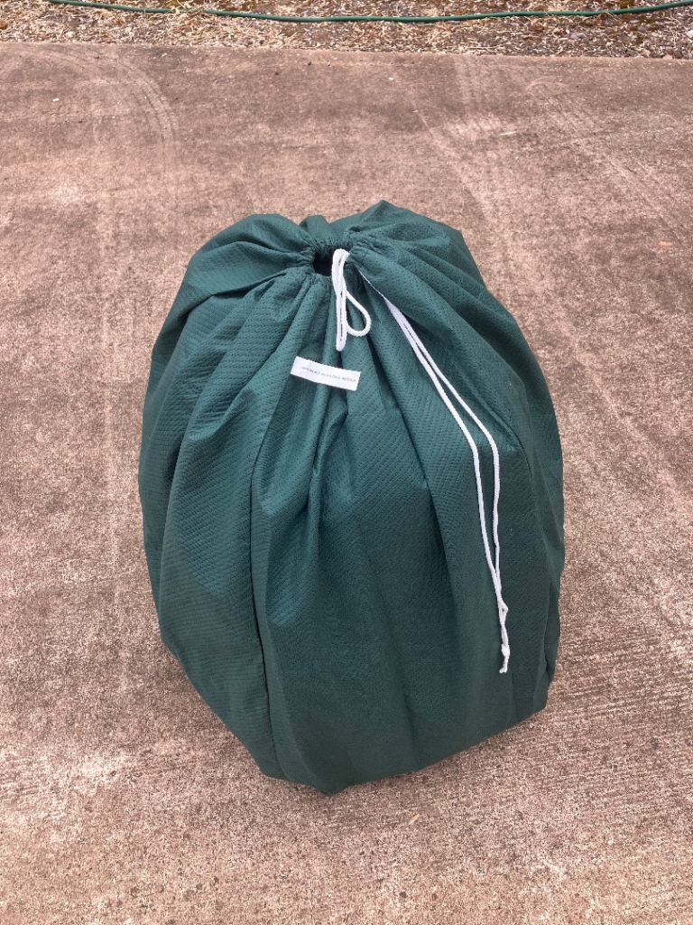 Caravan Cover Medium 14-17ft Green, Good Condition