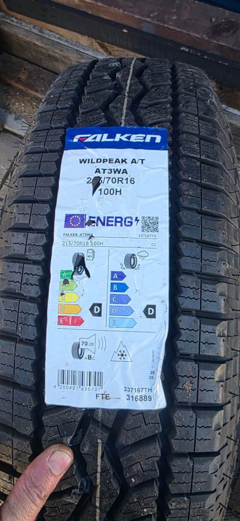 215 70 16 100H - Falken Wildpeak AT3WA - Tyre Only x1 brand new