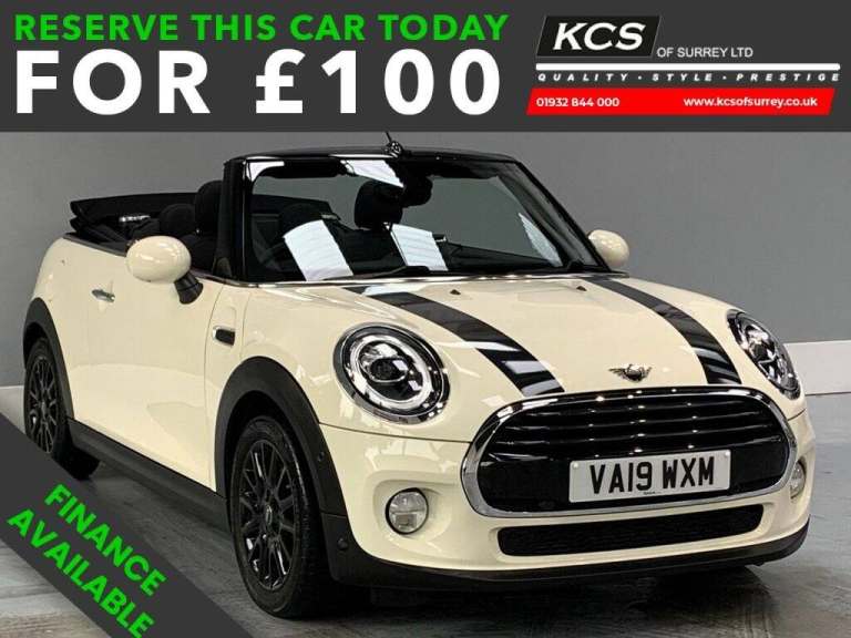2019 MINI Convertible 1.5 Cooper Classic Convertible 2dr Petrol Manual Euro 6 (s/s) (136 ps) Conv...