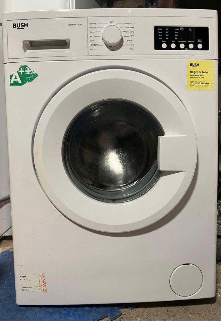 Bush Washing Machine - White, Good Condition