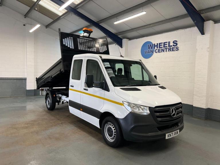 2021 Mercedes-Benz Sprinter 3.5t Progressive Crew Cab Tipper CHASSIS CAB DIESEL Manual