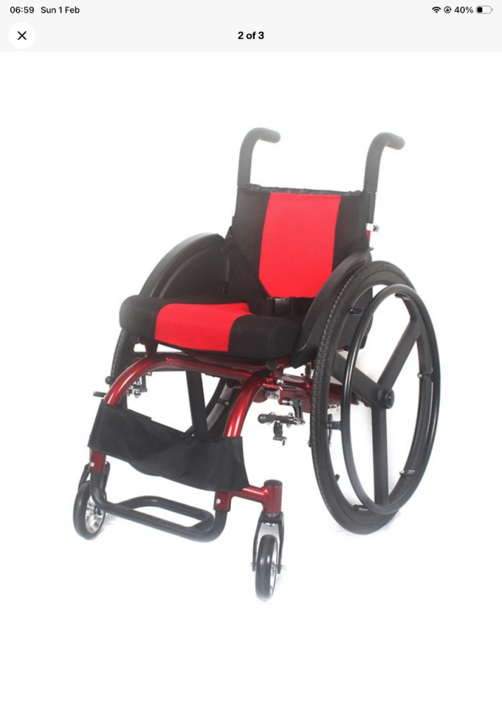 Sport lightweight wheel chair