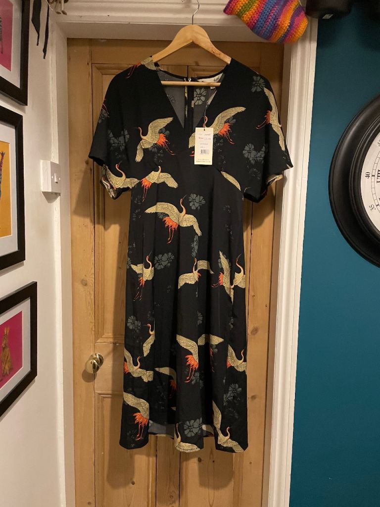 Yumi black summer dress new size 10