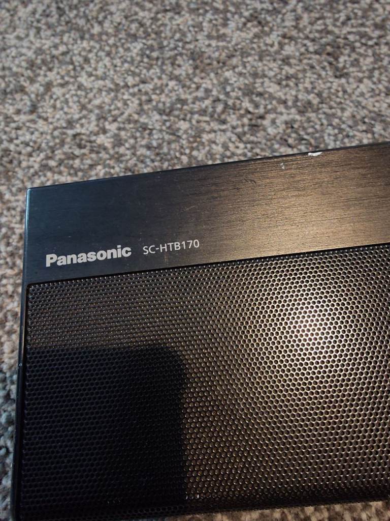 The Panasonic SC-HTB170 is a 2.1-channel home theater soundbar system