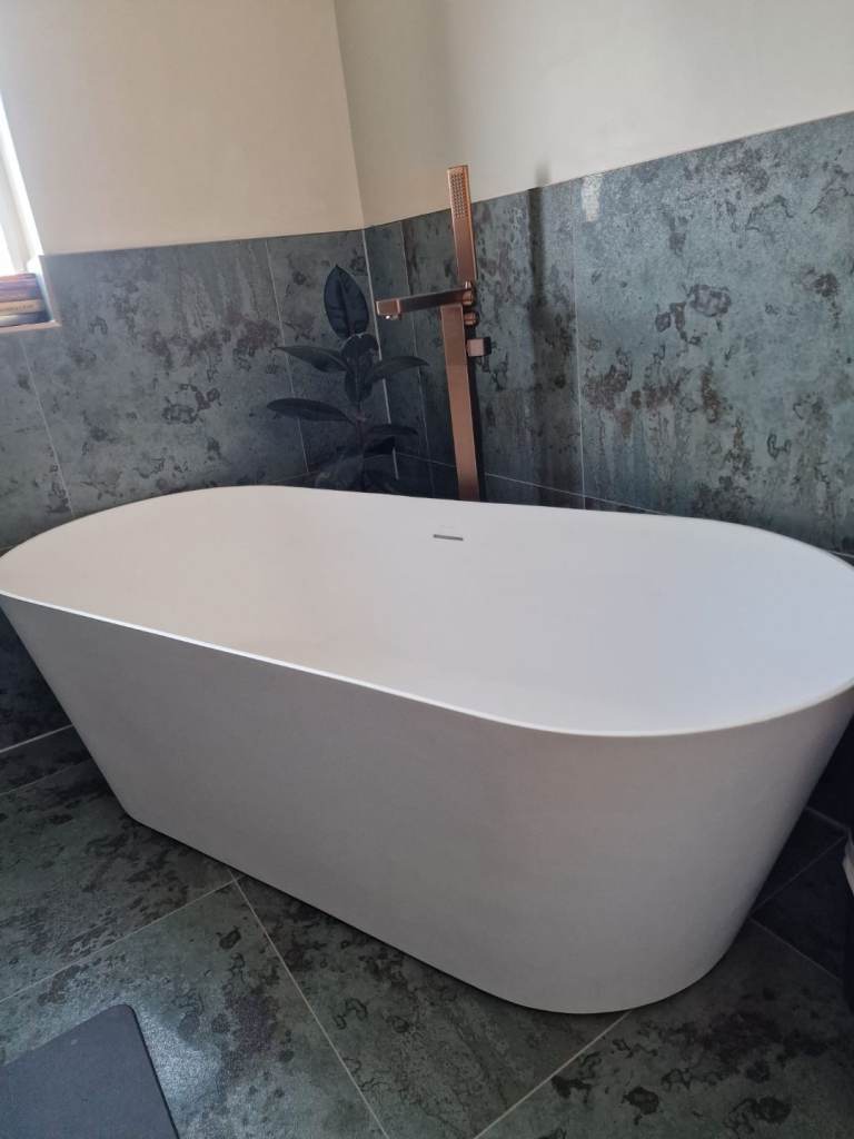 Baulane Reiss luxury freestanding stone bath 1650mm