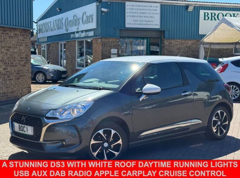 2017 DS Automobiles DS 3 1.2 PureTech Elegance 3dr HATCHBACK PETROL Manual