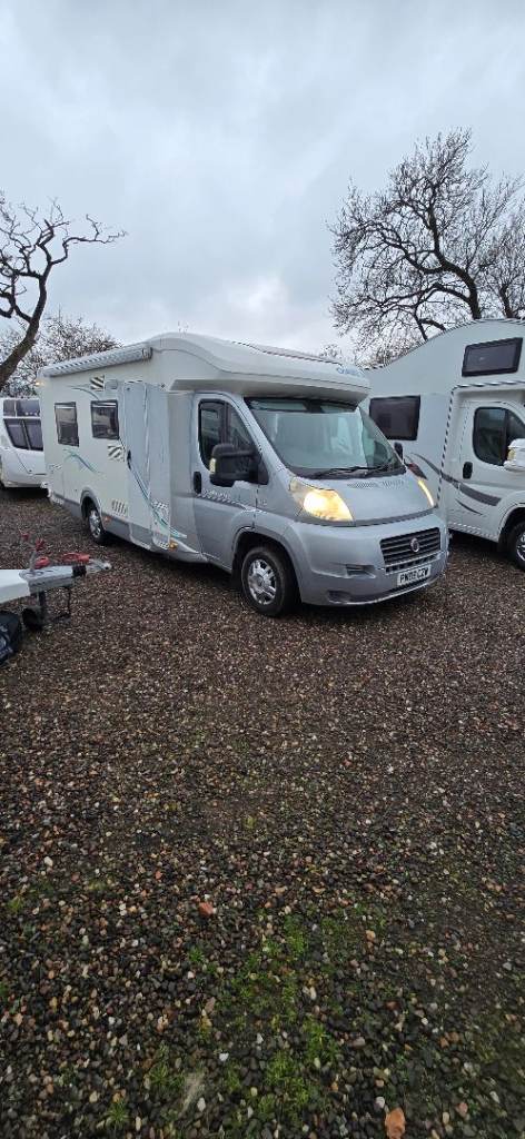 Fiat motorhome chausson welcome 72/4 berth fixed Island bed 2009 1 years mot 3500KG