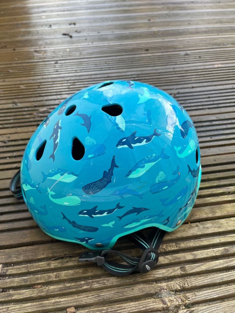 Kids children blue whale Micro helmet