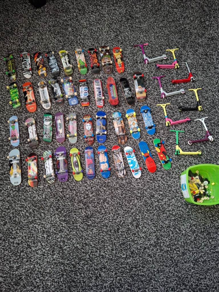 Tech Deck skateboards and scooters