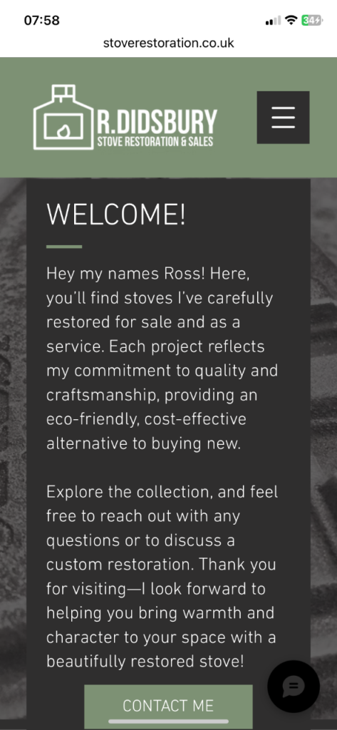 Stove restoration service wood burner multifuel stoves restored , any make or model